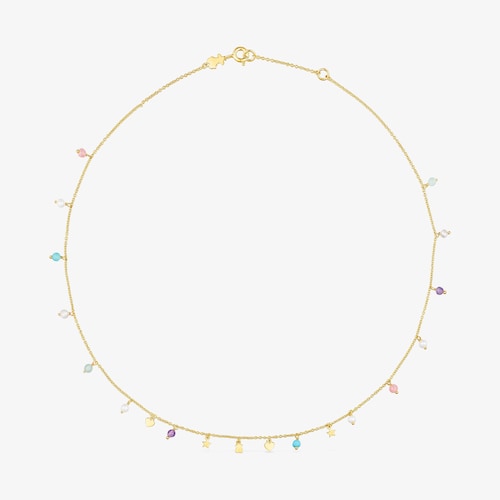 Collier Cool Joy en Argent Vermeil et Pierres pr&eacute;cieuses