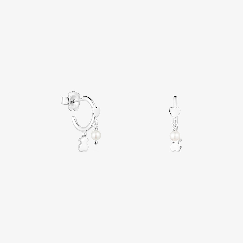 Pendientes de plata y perlas Cool Joy