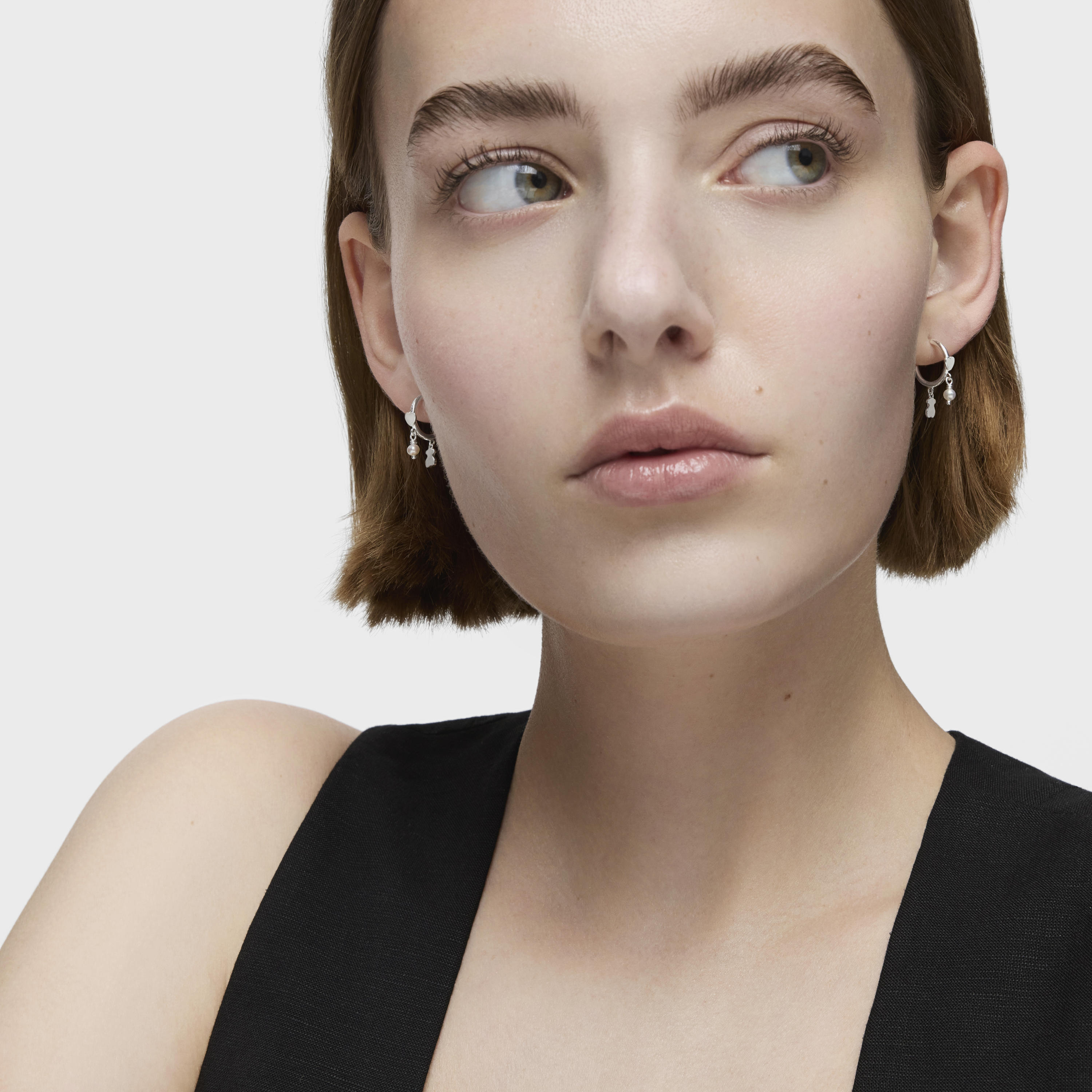 Silver and Pearls Cool Joy Earrings