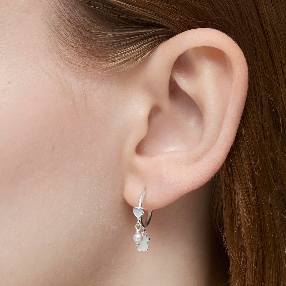Pendientes de plata y perlas Cool Joy image number 9