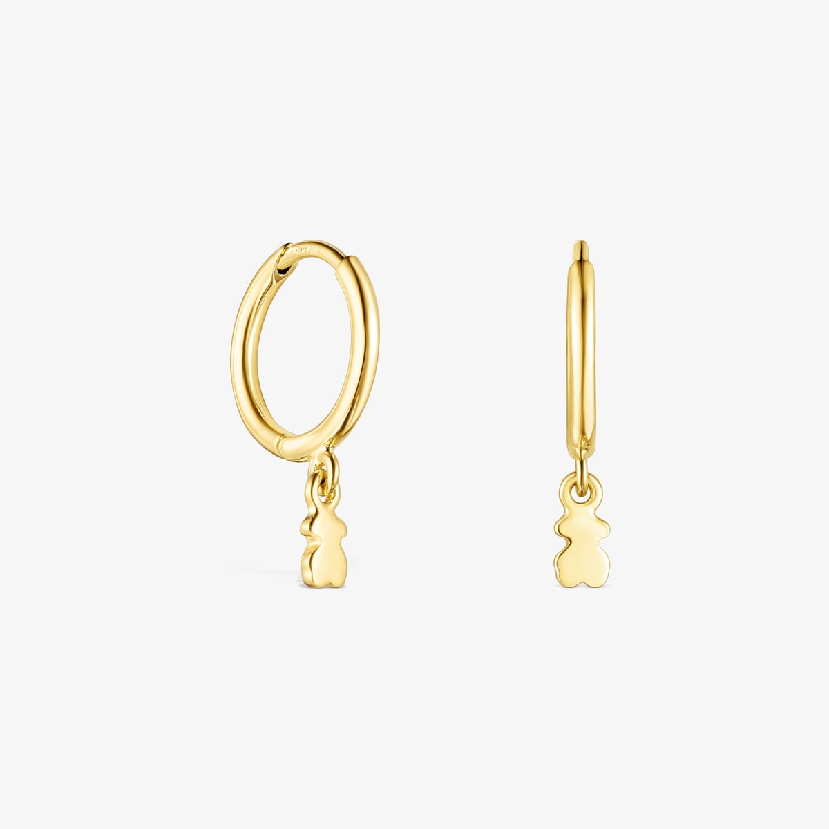 Tous - Pendientes Con Baño De Oro 18 Kt Sobre Plata Cool Joy - Dorado