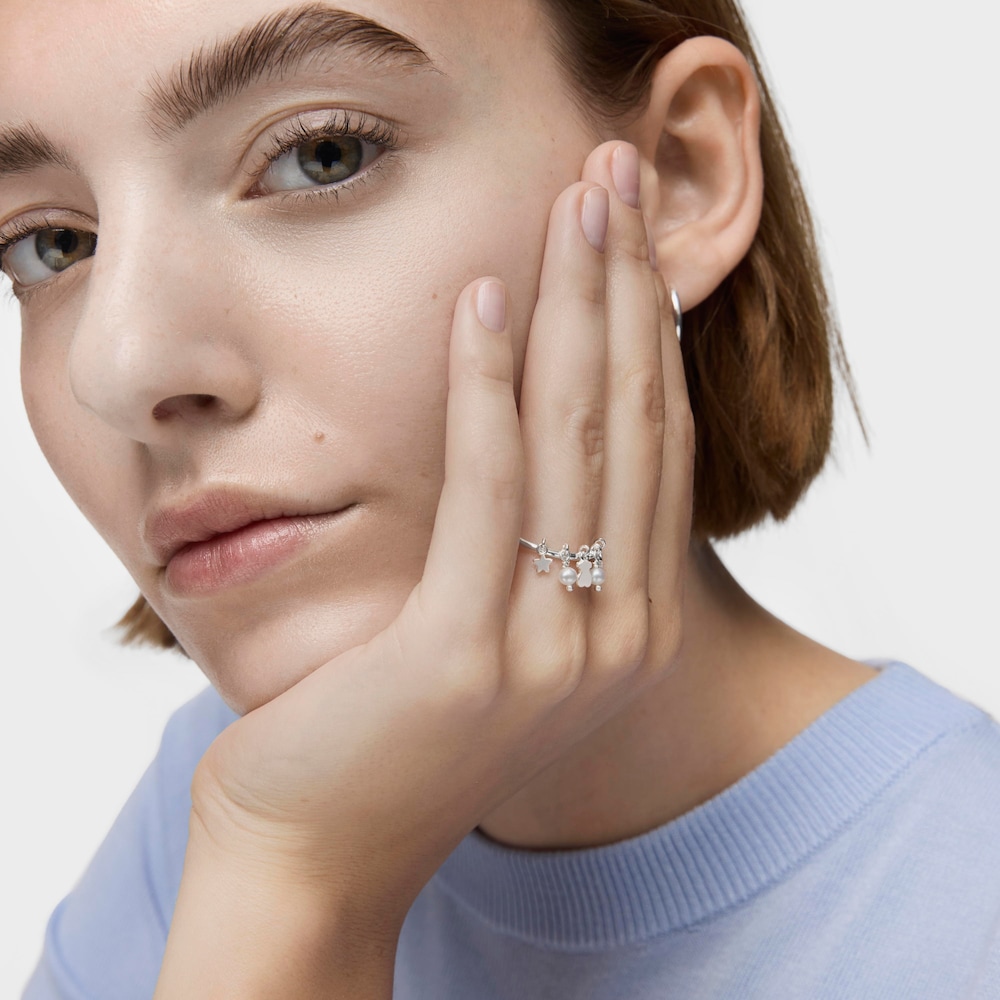 Ring Cool Joy aus Silber und Perlen