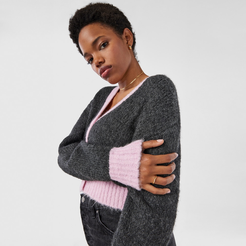 Anillo con ba&ntilde;o de oro 18 kt sobre plata y zafiro rosa Ring Mix