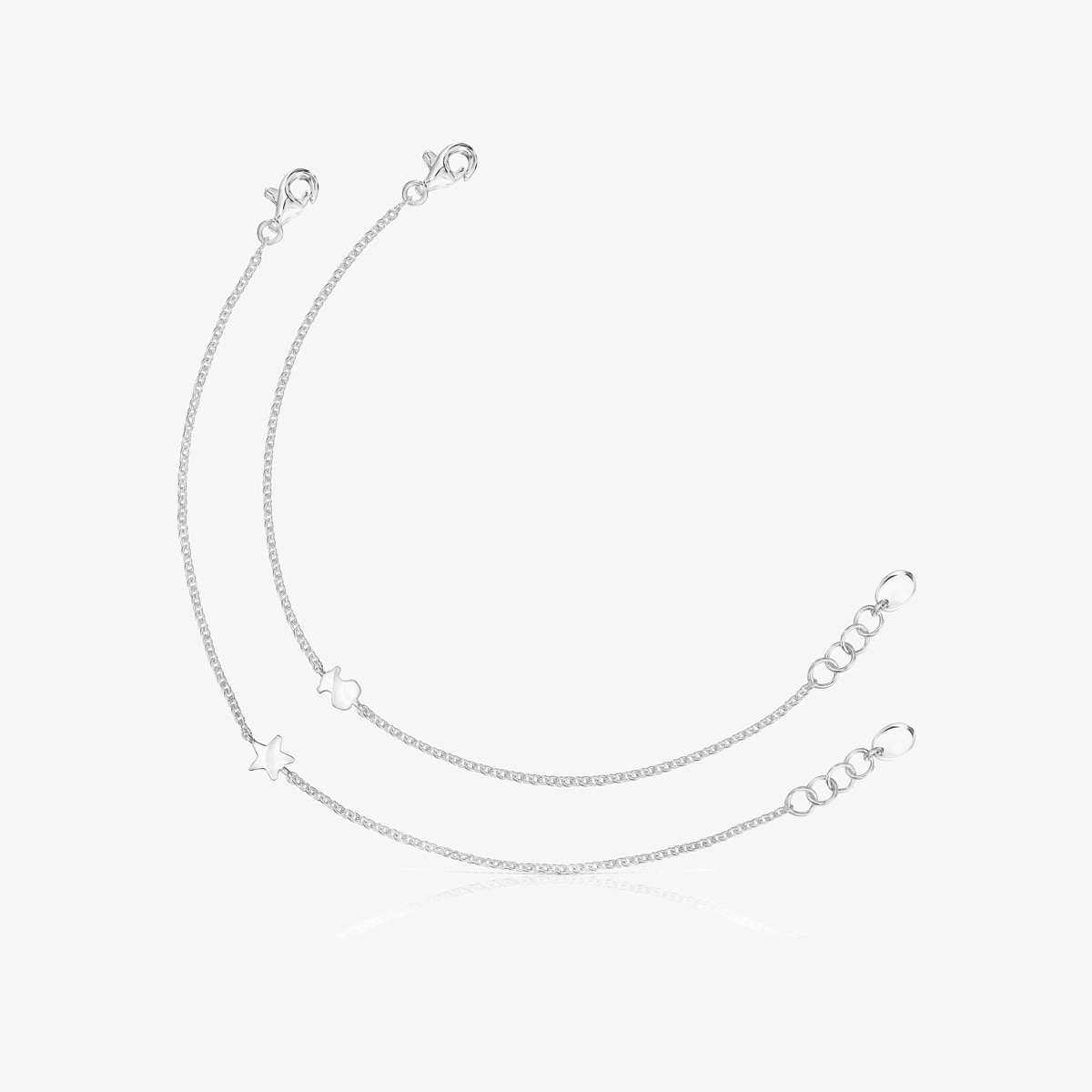 Tous - Pack De Pulseras Oso-Estrella De Plata Mini Icons - Plateado