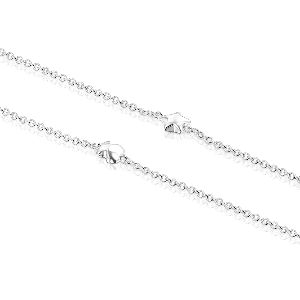 Silver Mini Icons bear-star Bracelets set image number 2