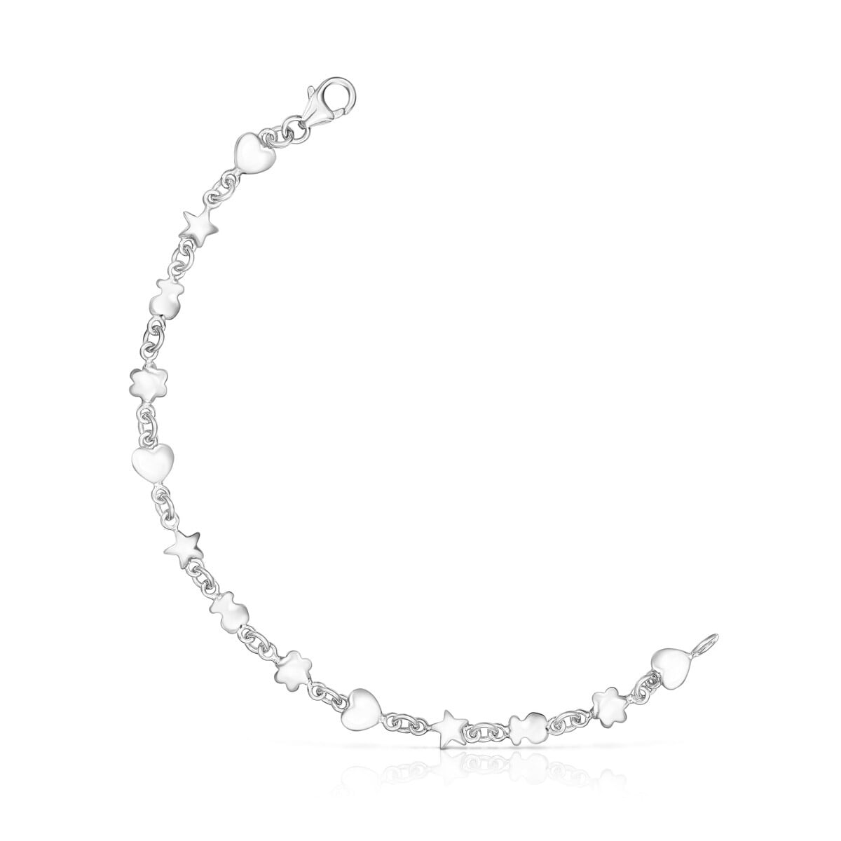 Pulsera de plata Mini Icons image number 0