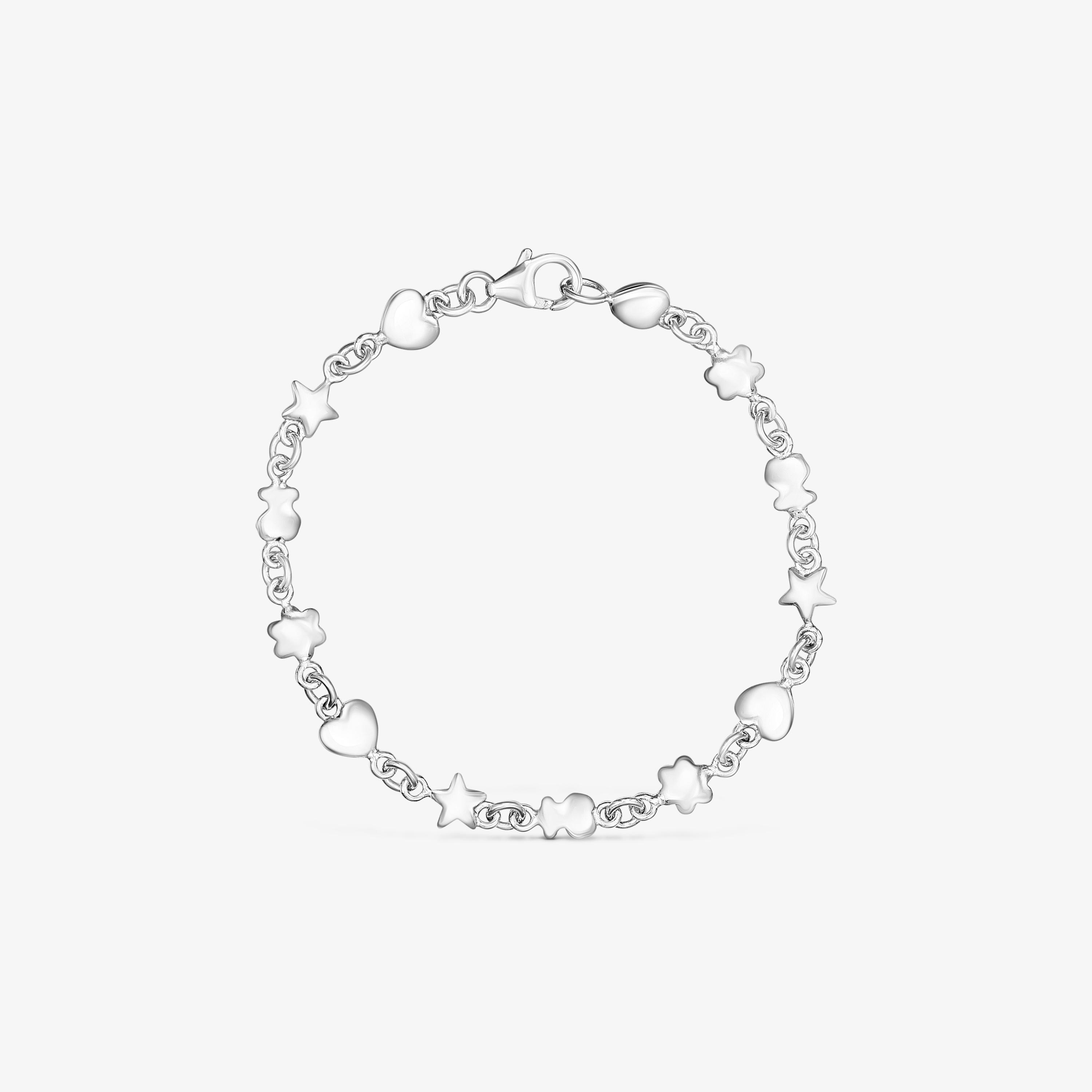 Silver Mini Icons Bracelet