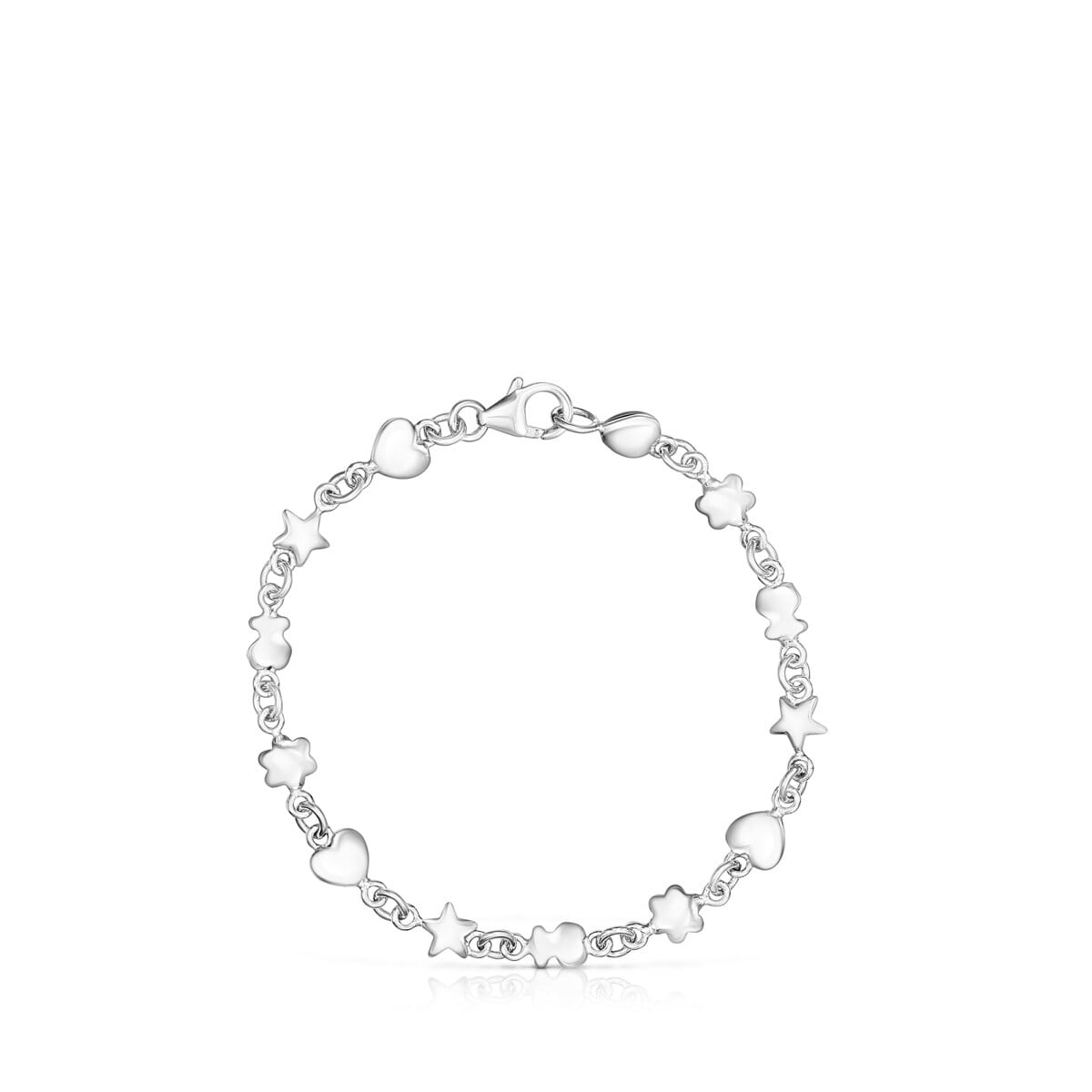 Pulsera de plata Mini Icons image number 1