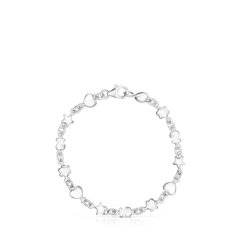 Pulsera de plata Mini Icons