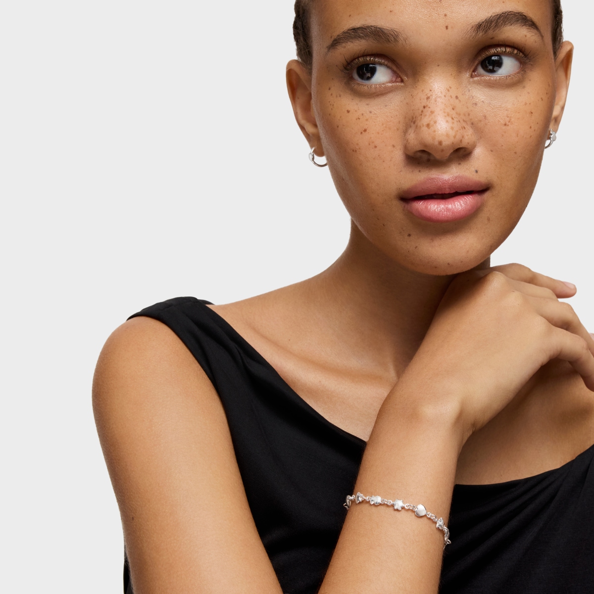 Pulsera de plata Mini Icons image number 3