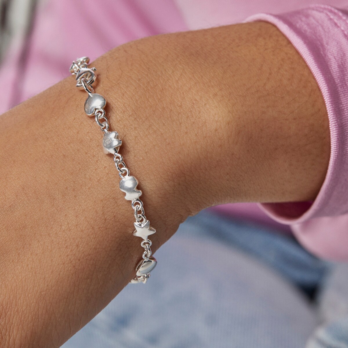 Pulsera de plata Mini Icons image number 5