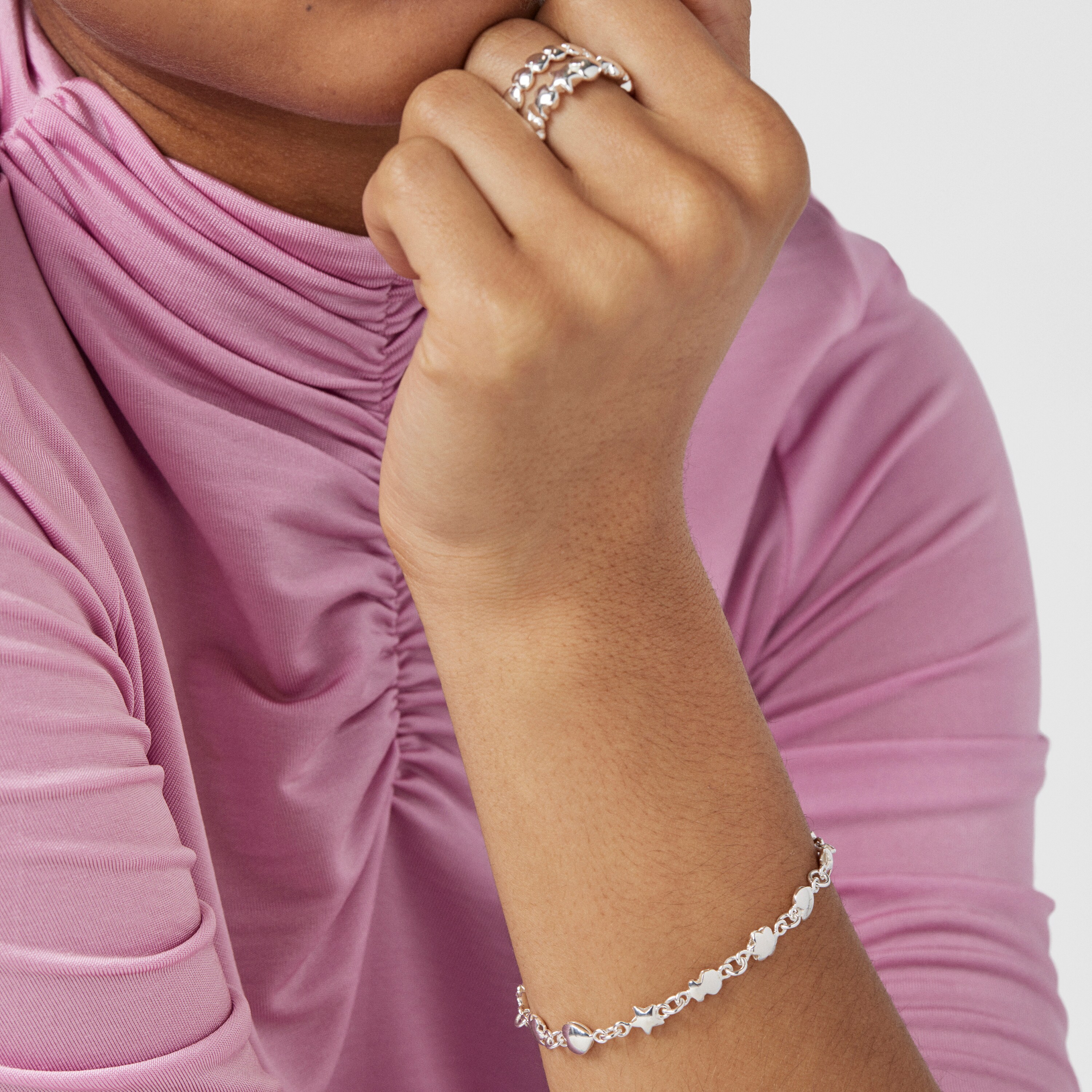 Silver Mini Icons Bracelet