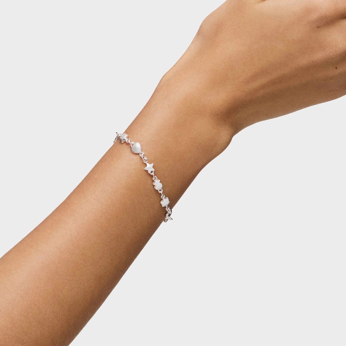 Pulsera de plata Mini Icons image number 7
