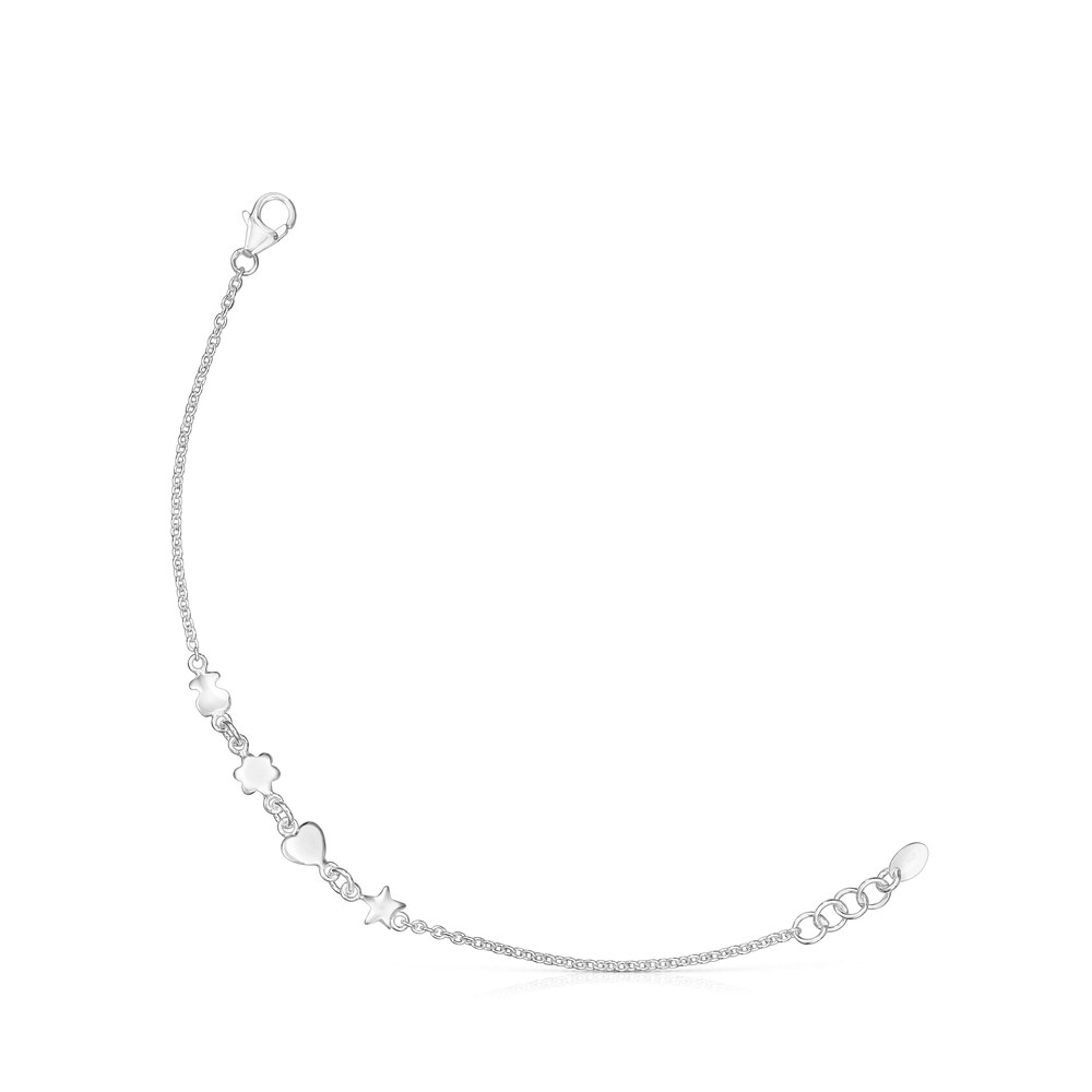 Pulseira Mini Icons motivos em Prata