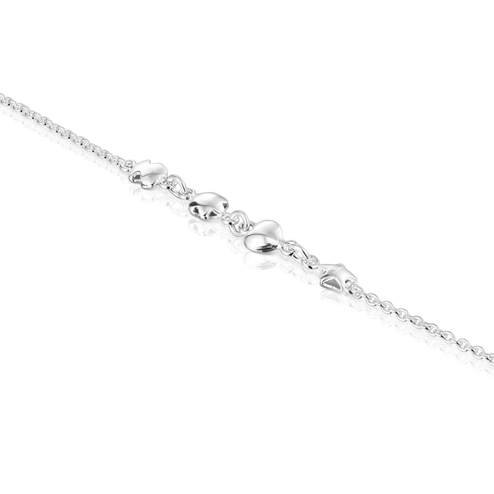 Pulseira Mini Icons motivos em Prata