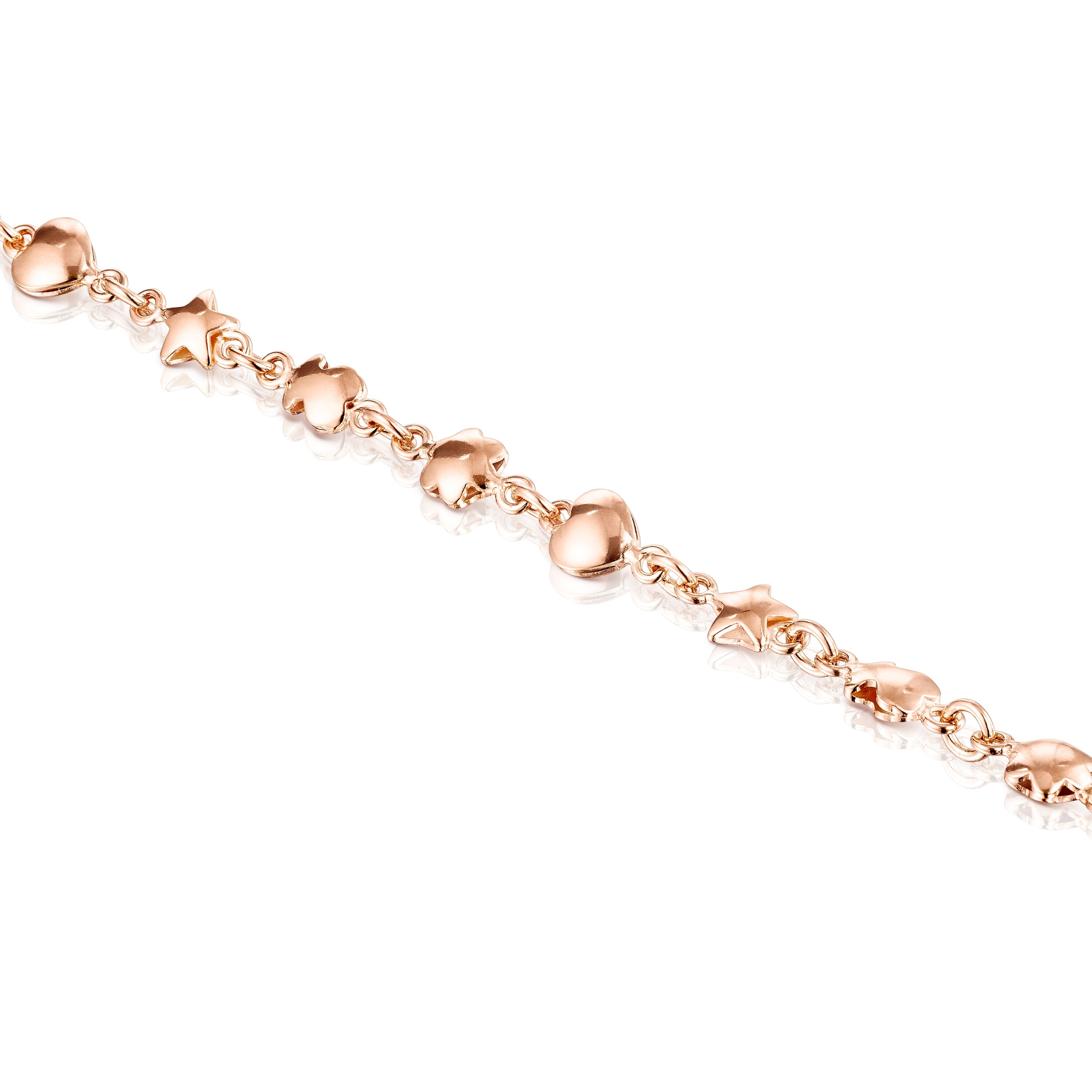 Rose 18K gold vermeil Mini Icons Bracelet