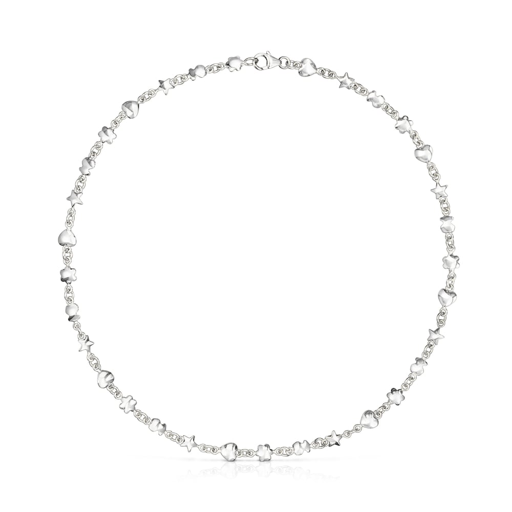 Collar Mini Icons de plata