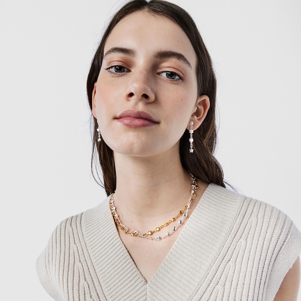 Collar Mini Icons de plata