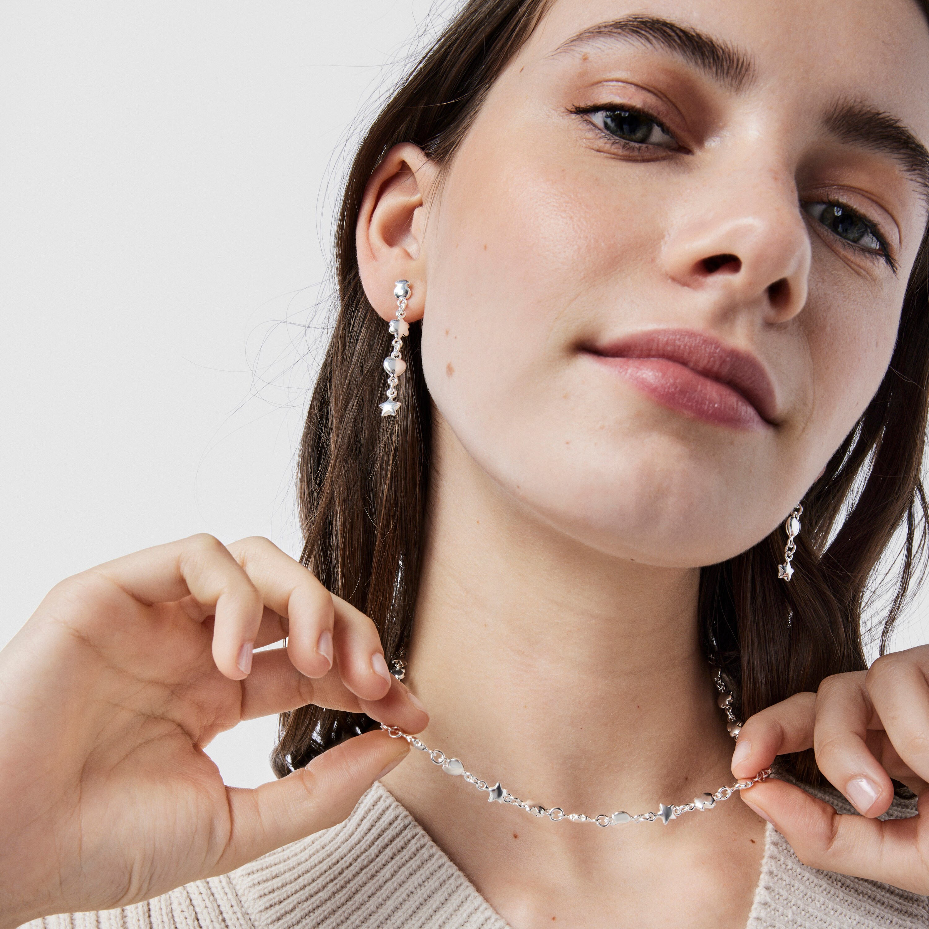 Silver Mini Icons Necklace