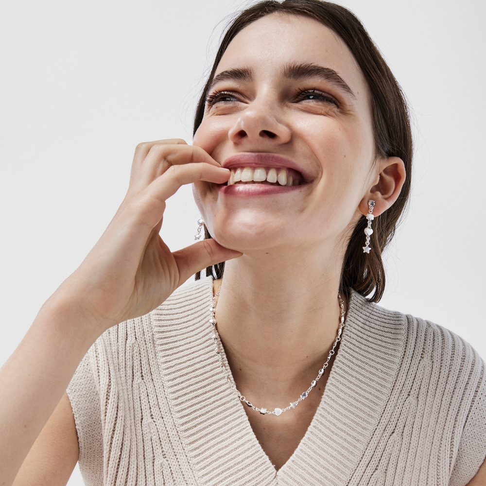 Collar Mini Icons de plata