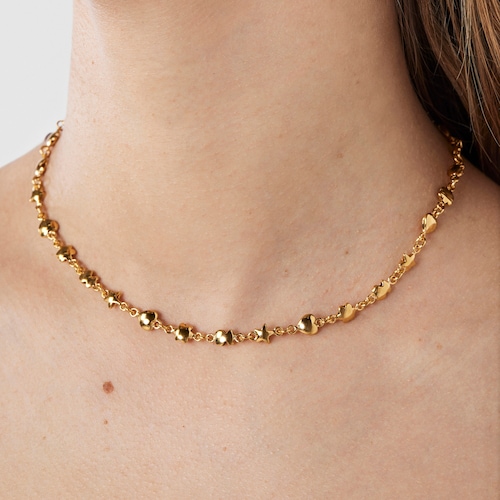 Silver Vermeil Mini Icons Necklace