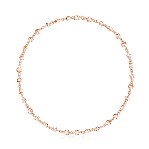 Rose Silver Vermeil Mini Icons Necklace