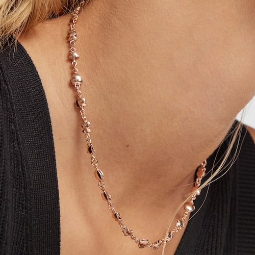 Rose Silver Vermeil Mini Icons Necklace