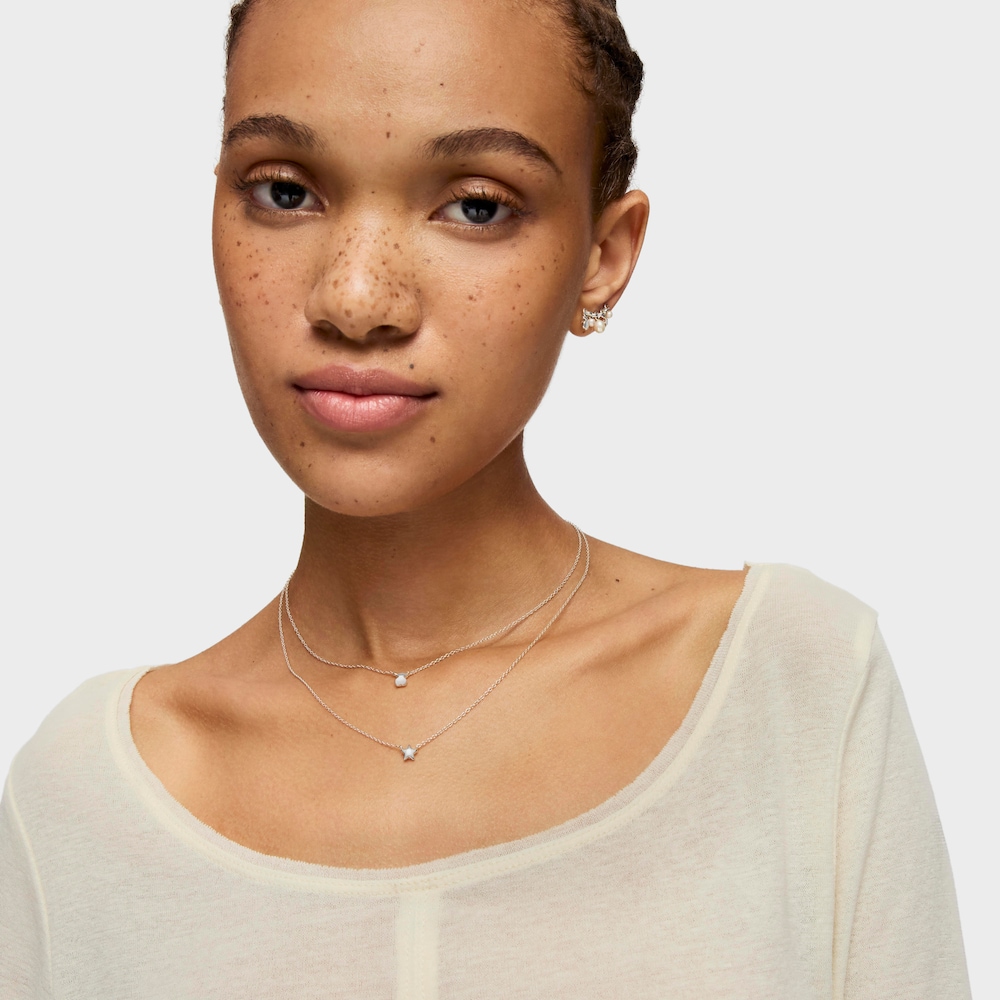 Pack de Collares oso-estrella de plata Mini Icons