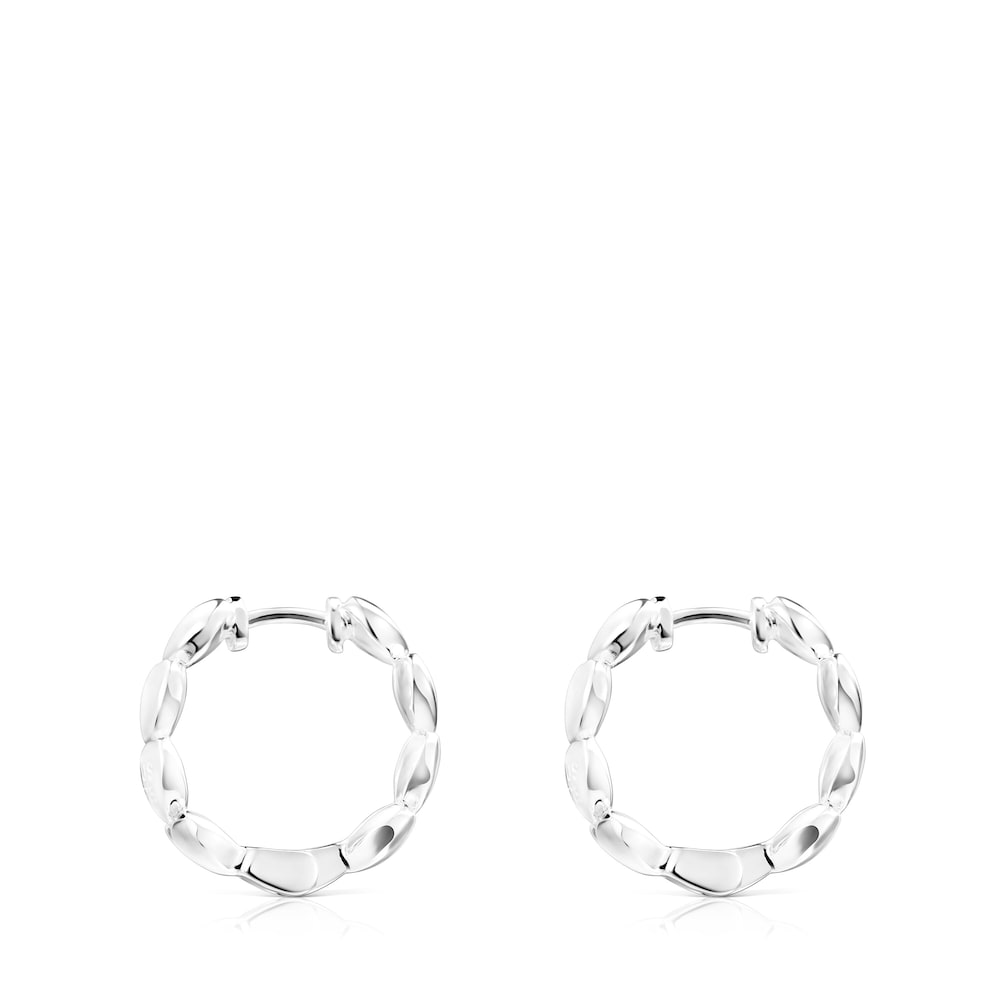 Pendientes coraz&oacute;n de plata  Mini Icons