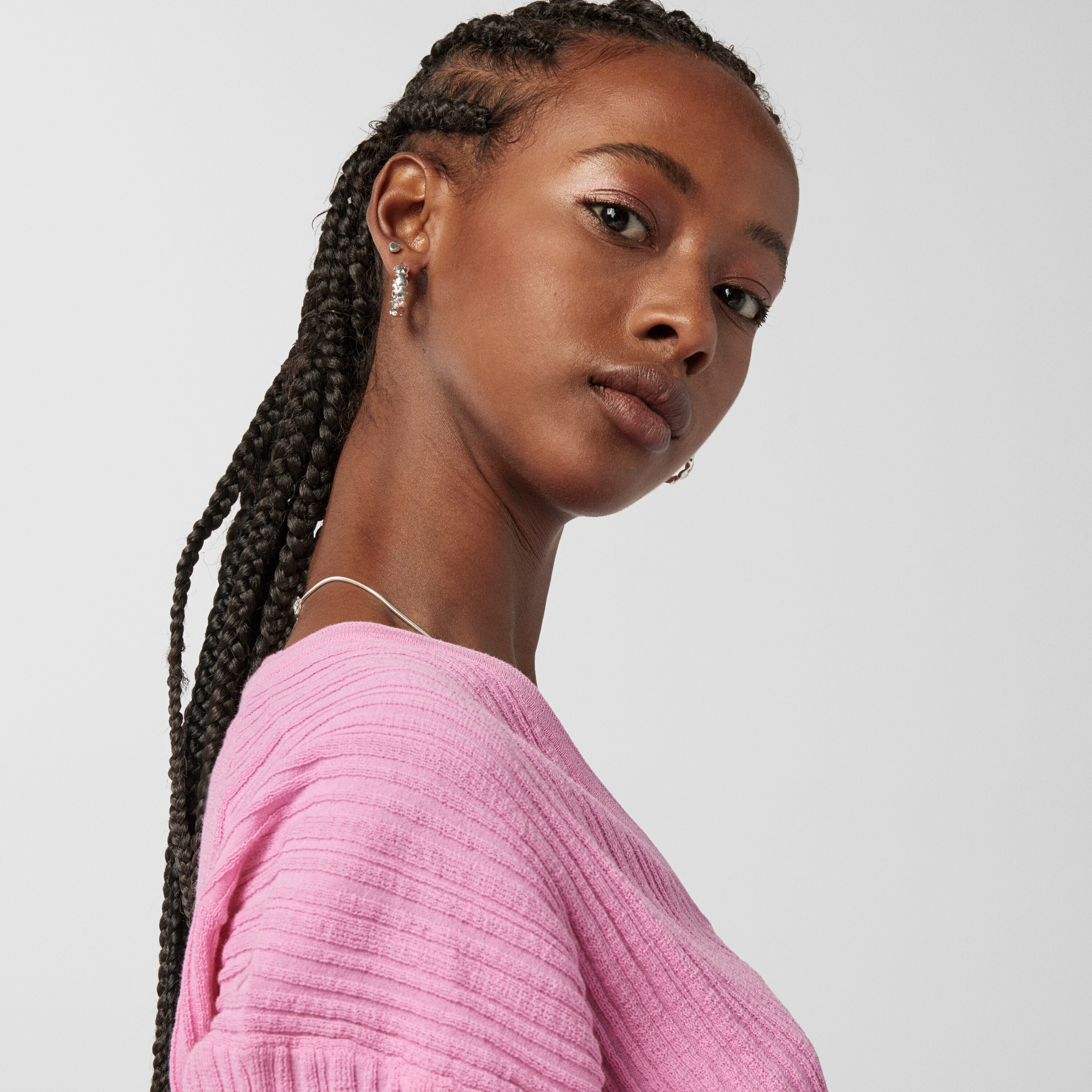 Silver Mini Icons Earrings