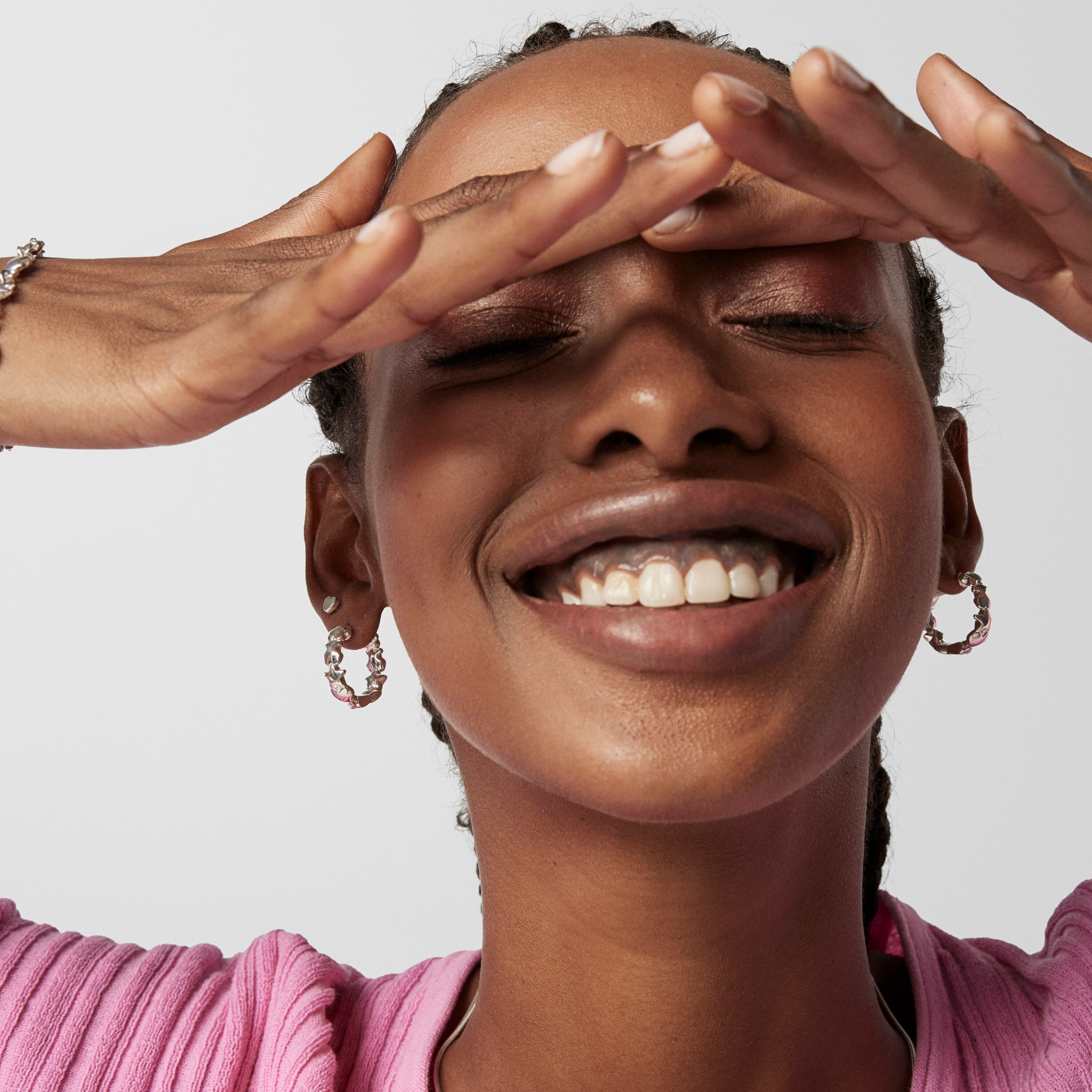 Silver Mini Icons Earrings
