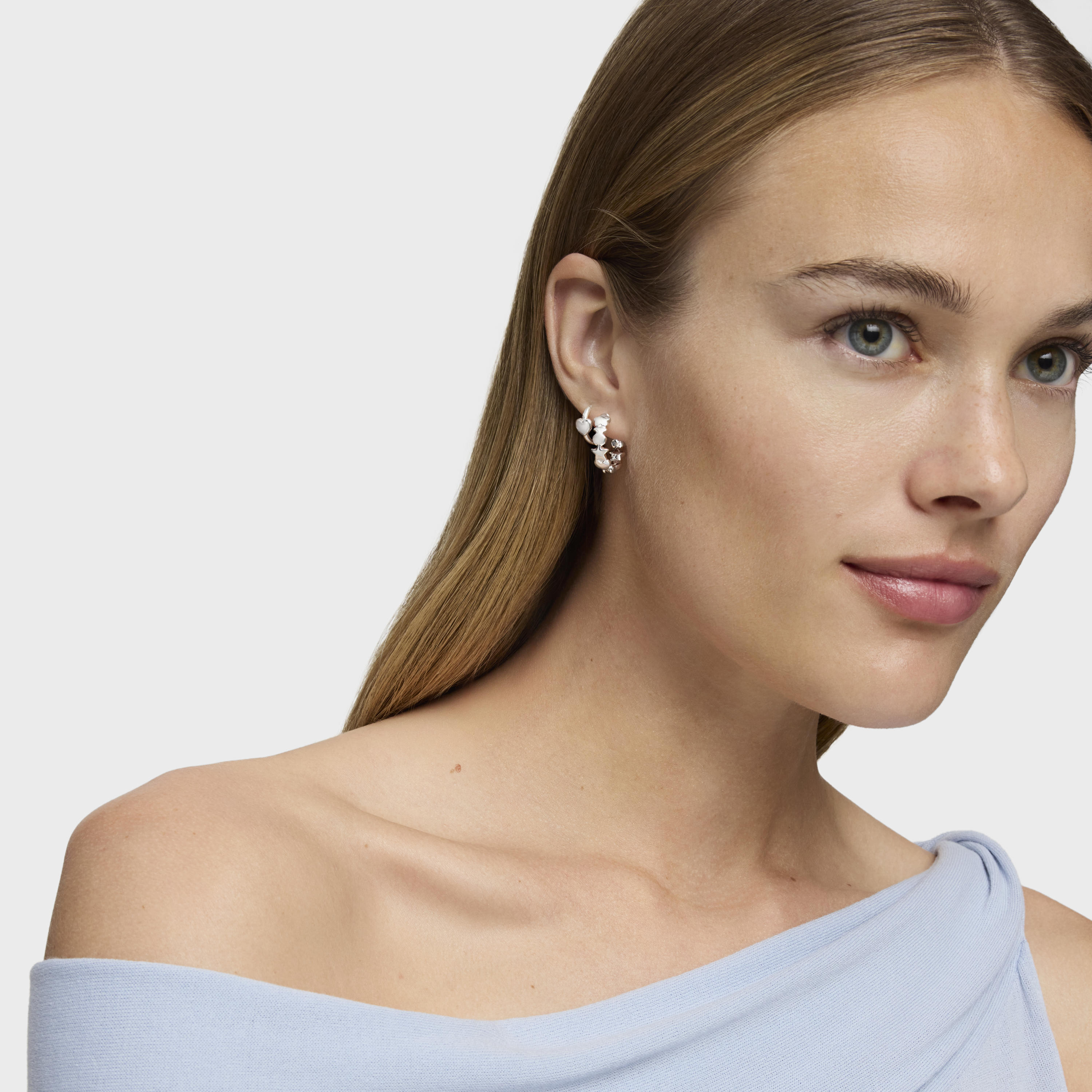 Silver Mini Icons Earrings