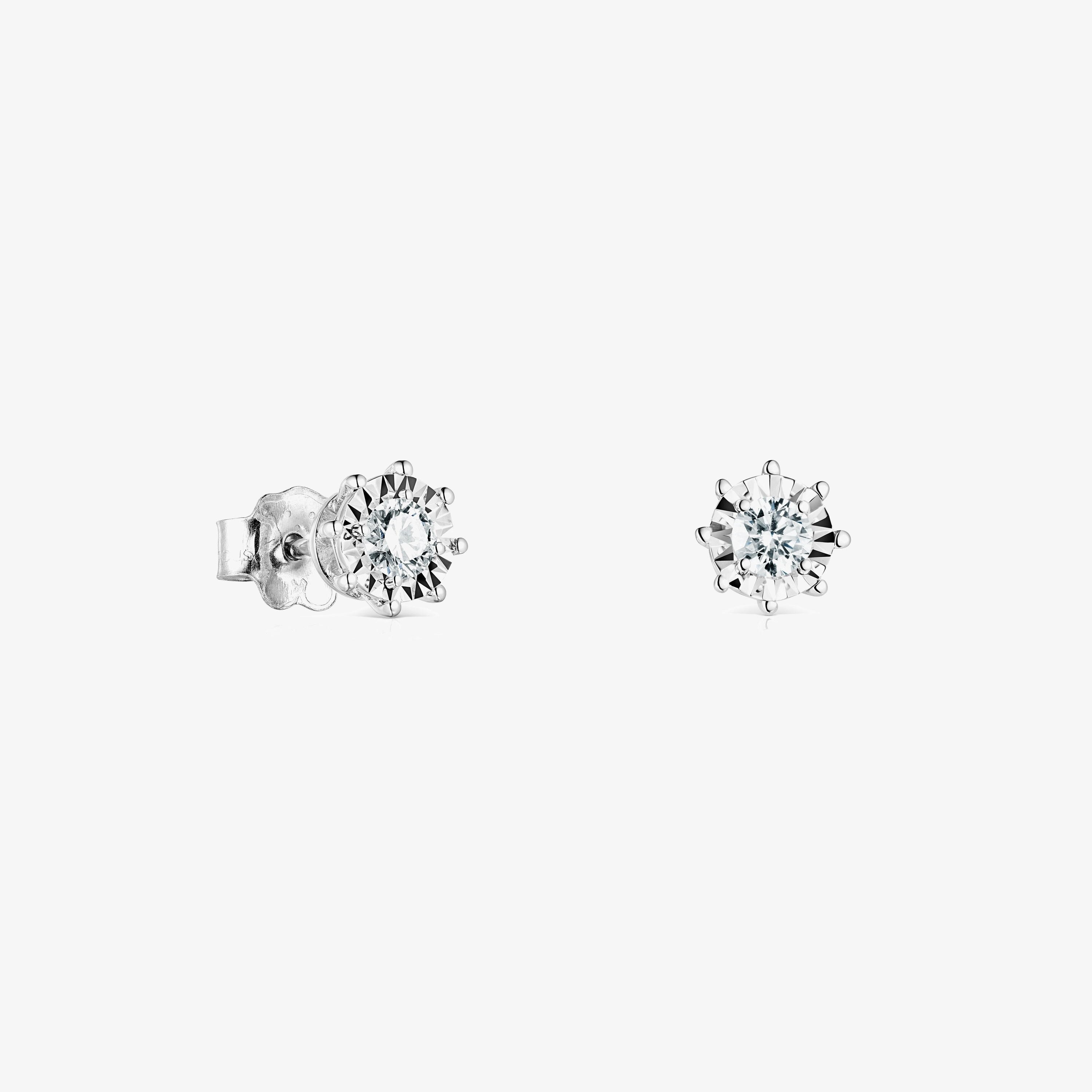18K white gold TOUS Les Classiques Earrings with Diamonds. 0,21ct