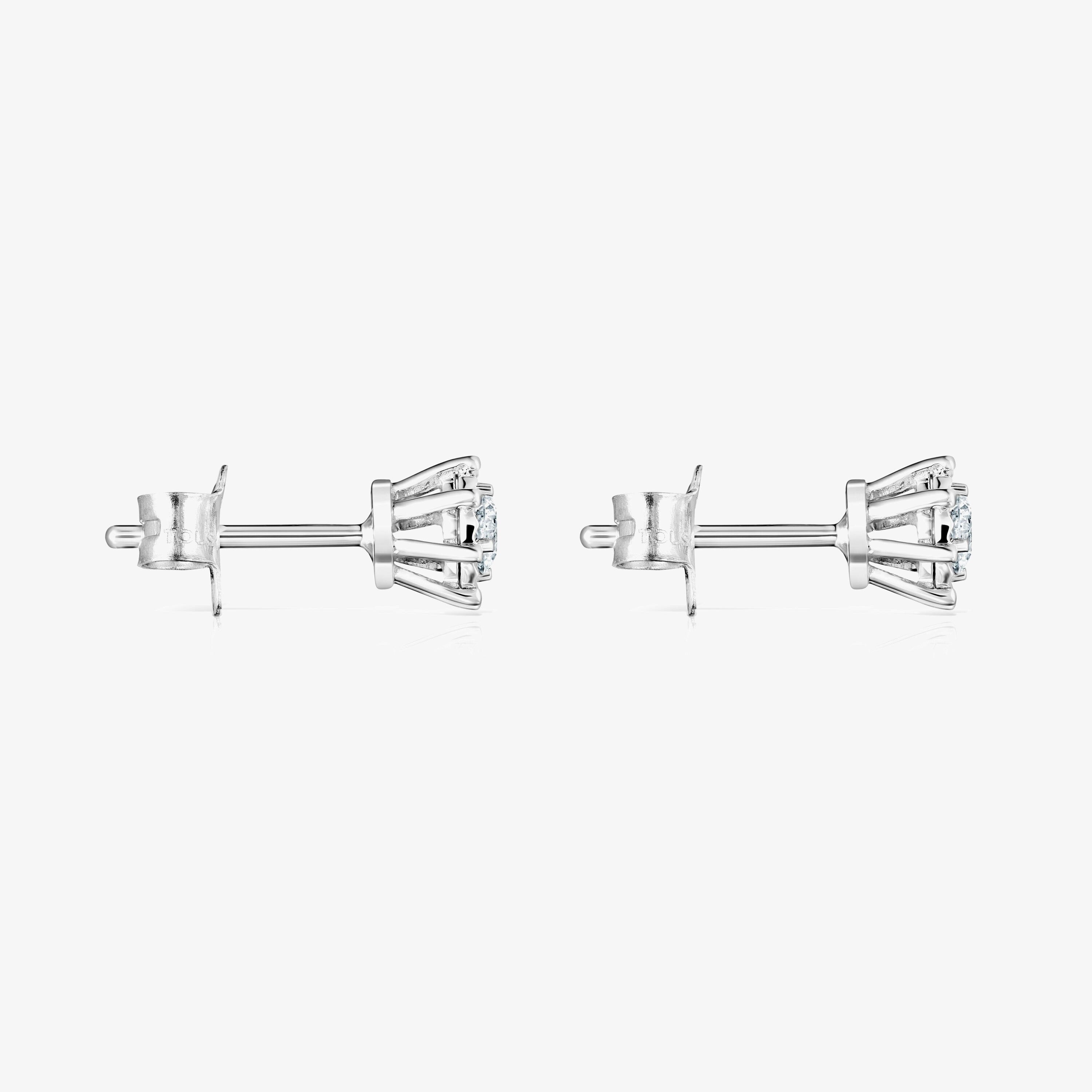 18K white gold TOUS Les Classiques Earrings with Diamonds. 0,21ct