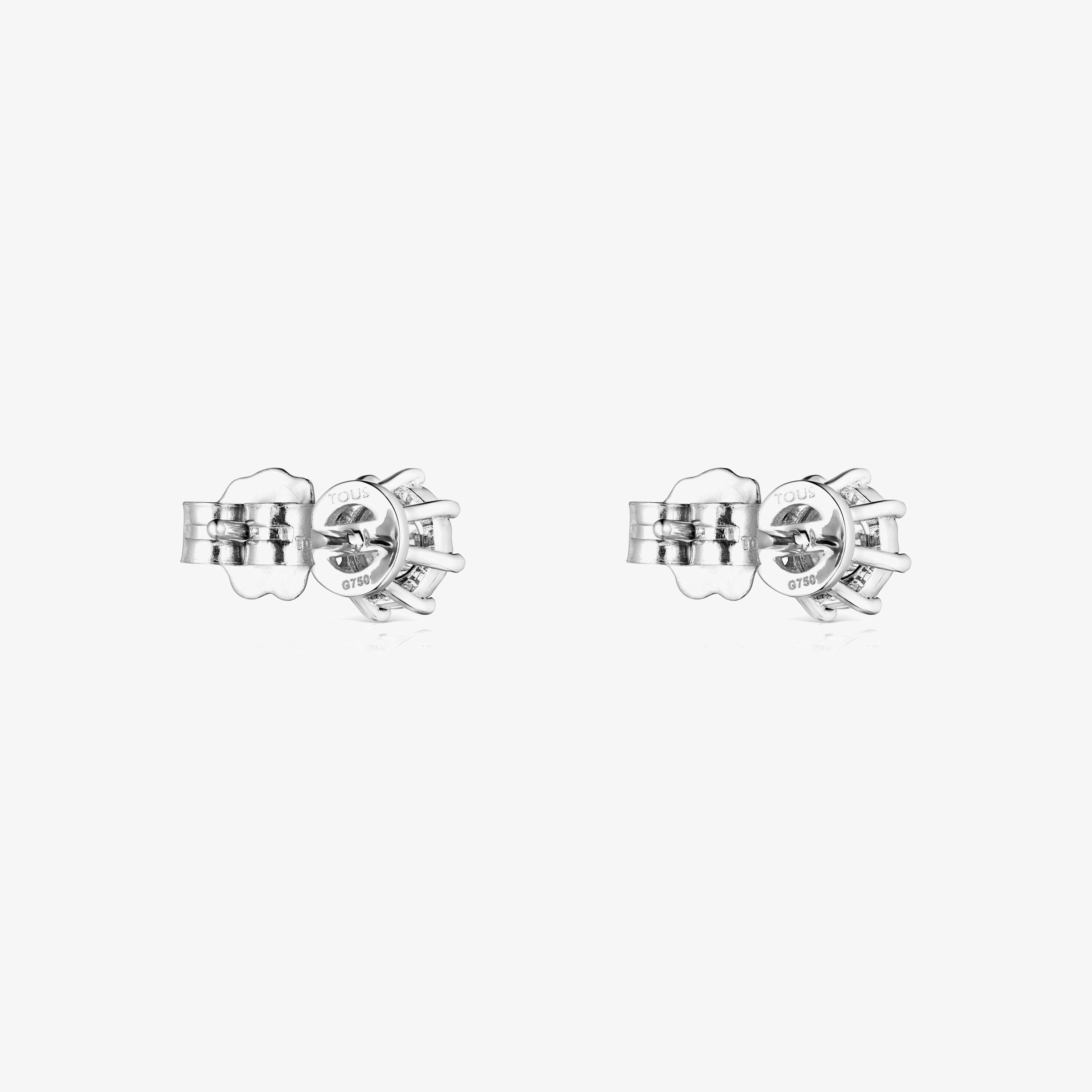 18K white gold TOUS Les Classiques Earrings with Diamonds. 0,21ct
