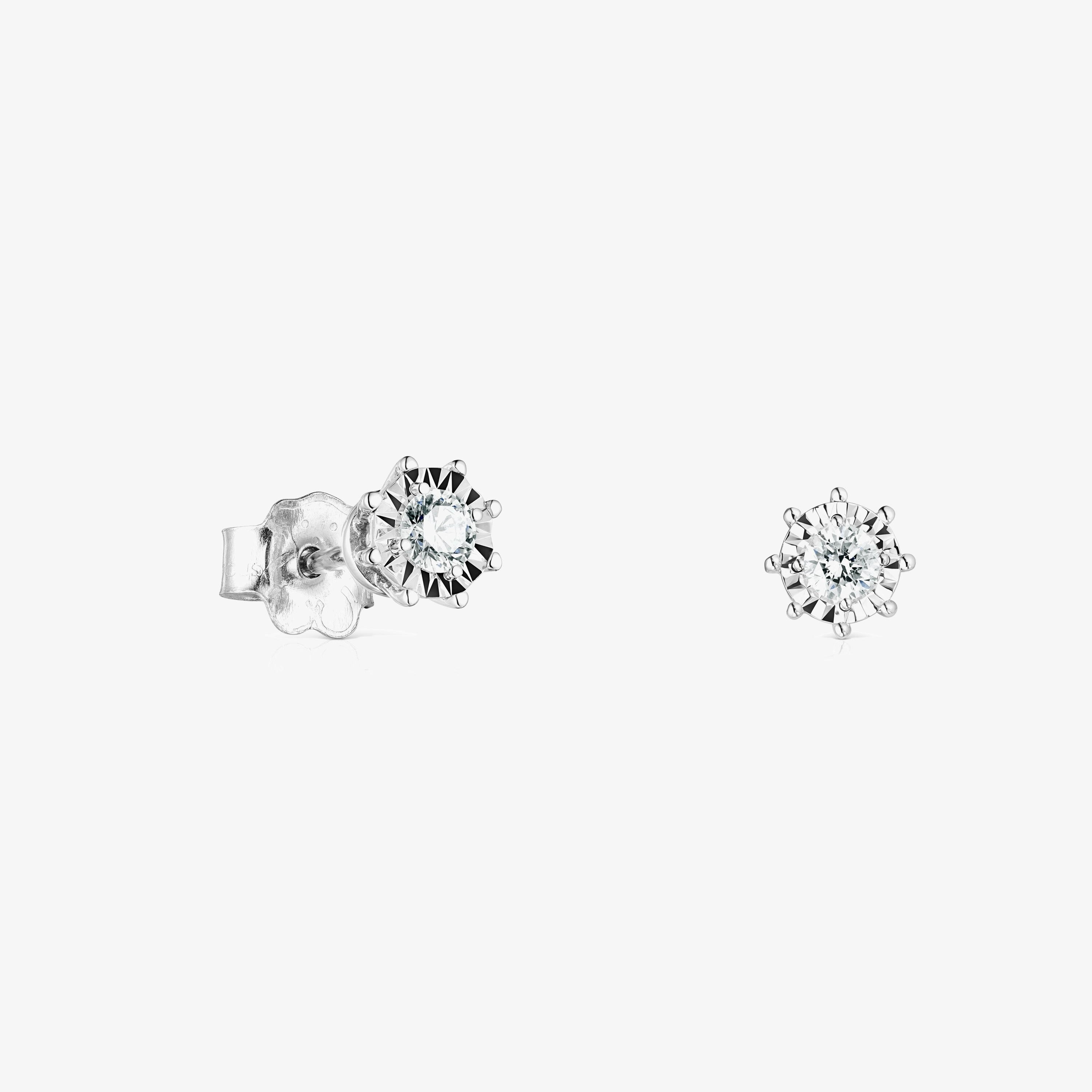 18K white gold TOUS Les Classiques Earrings with Diamonds. 0,31ct.
