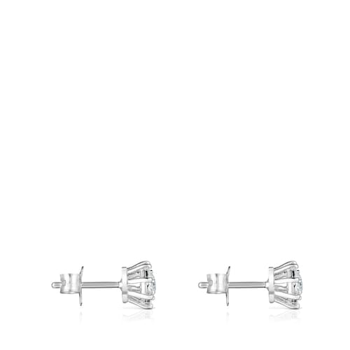 White Gold TOUS Les Classiques Earrings with Diamonds 0,31ct