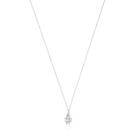 White gold Les Classiques Necklace with medium Diamond rosette