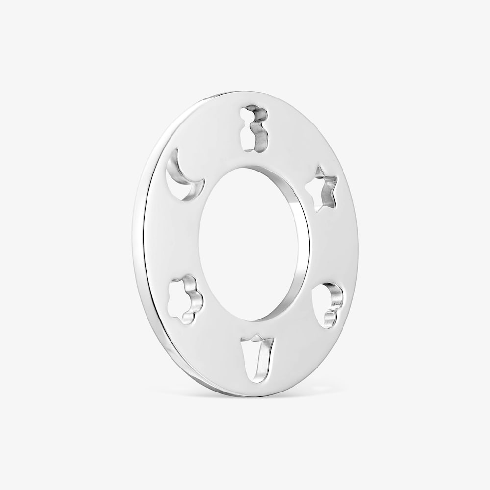 Colgante grande de plata Glory