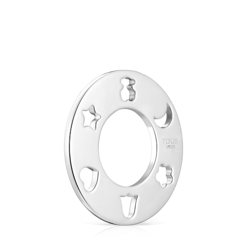 Colgante grande de plata Glory