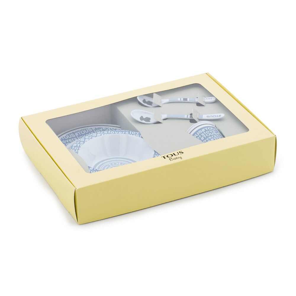 Vajilla 5 piezas TOUS Lovers Azul celeste