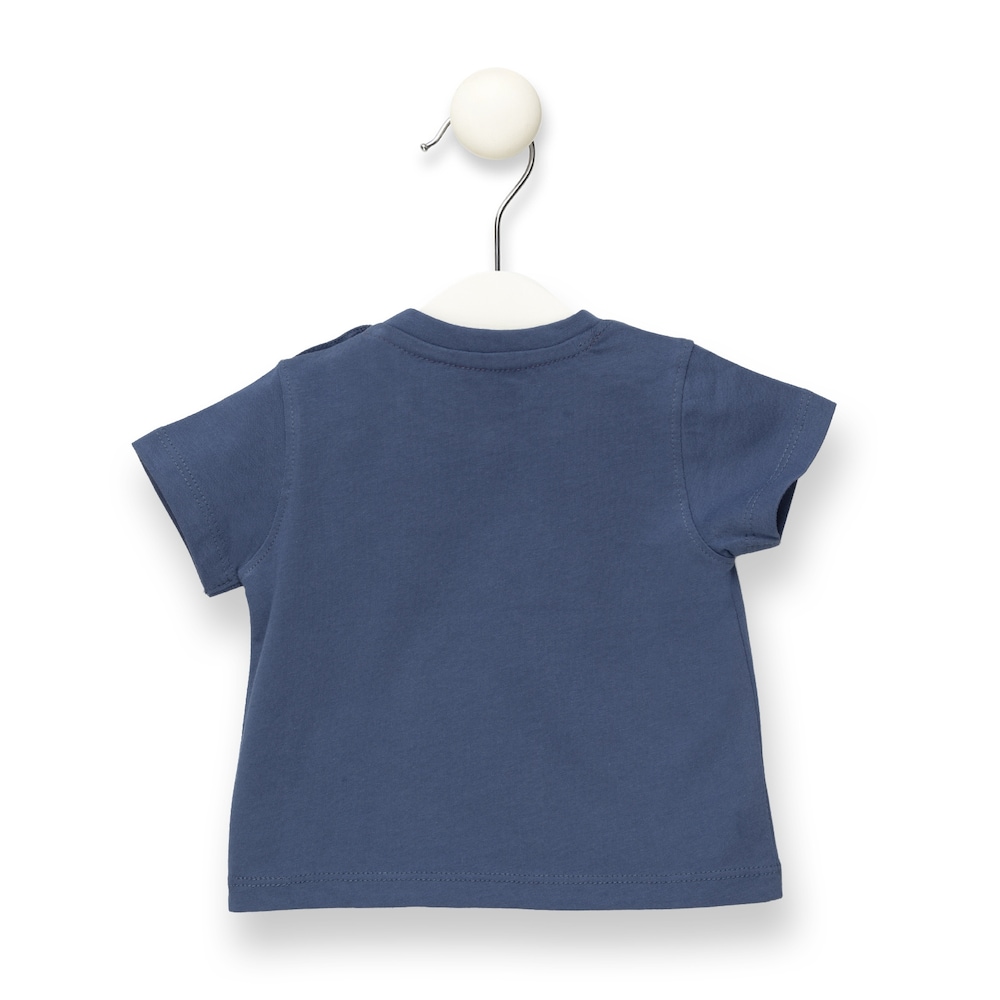 Camiseta M/C oso "Pinball" Azul marino