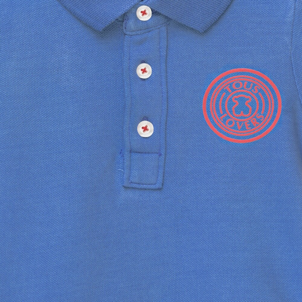 Polo M/C "TOUS Lovers" Azul