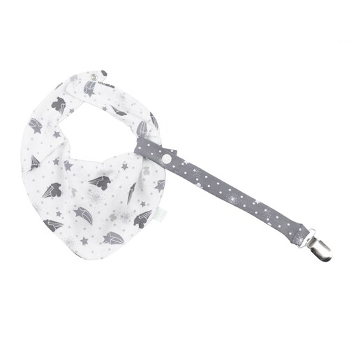 Babete bandana Fleeting Cinzento
