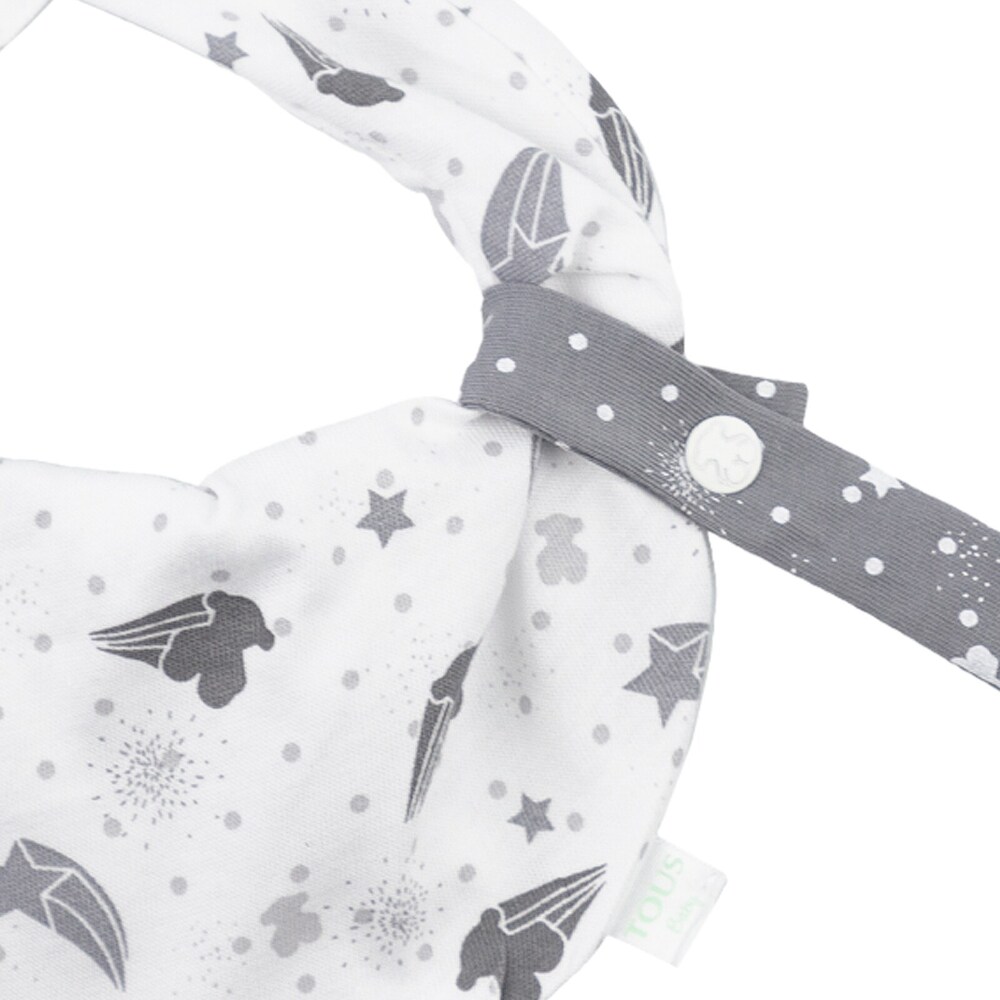 Babete bandana Fleeting Cinzento