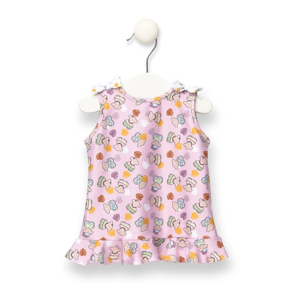Vestido de praia la&ccedil;os Hawai Rosa