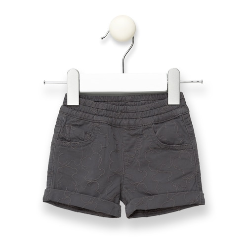 Short menina Multi-Ursos de jacquard Cinzento
