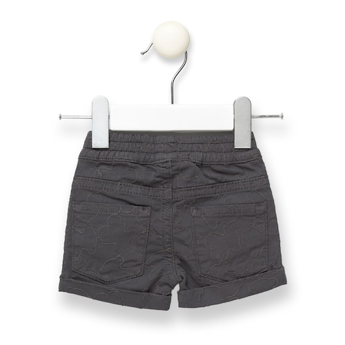 Short menina Multi-Ursos de jacquard Cinzento