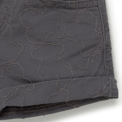 Short menina Multi-Ursos de jacquard Cinzento