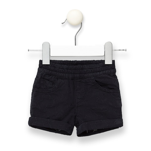 Short menina Multi-Ursos de jacquard Azul Marinho